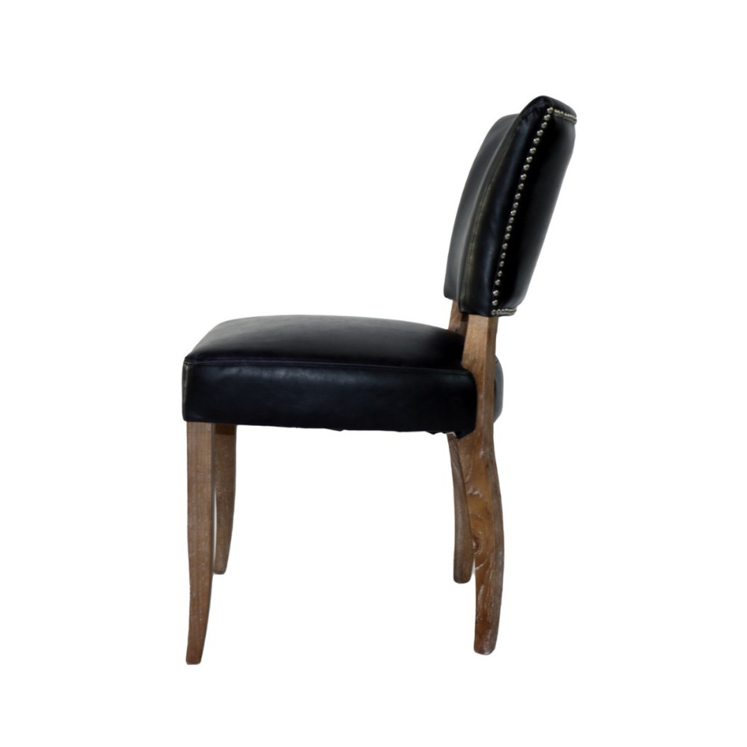 Derringer Dining Chair - Vintage Pu Ebony image 1